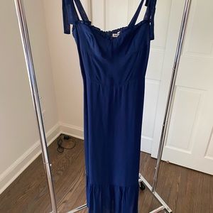 Navy Nikita dress from Reformation